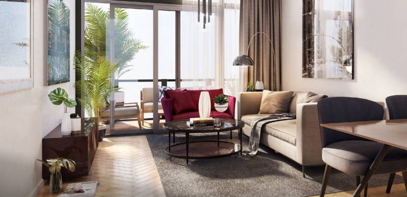 ALEXIS TOWER 2: Exceptional offer - two room apartment in the Dubai
