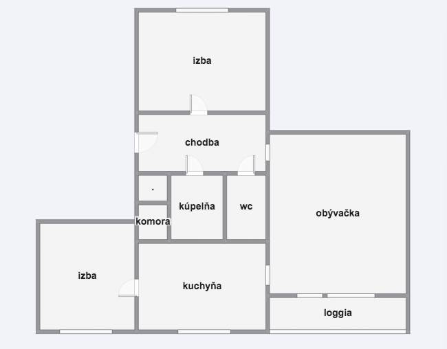 Sale Two bedroom apartment, Two bedroom apartment, Hlavná, Malacky, Sl