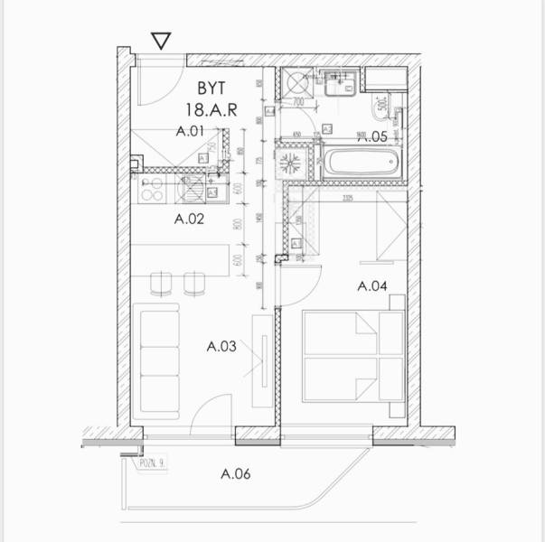 Sale One bedroom apartment, One bedroom apartment, Závodu Matador, Bra