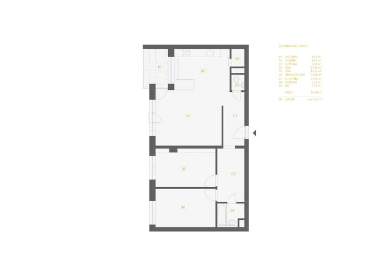 Spacious Modern Apartment with Parking in Bratislava-Ružinov