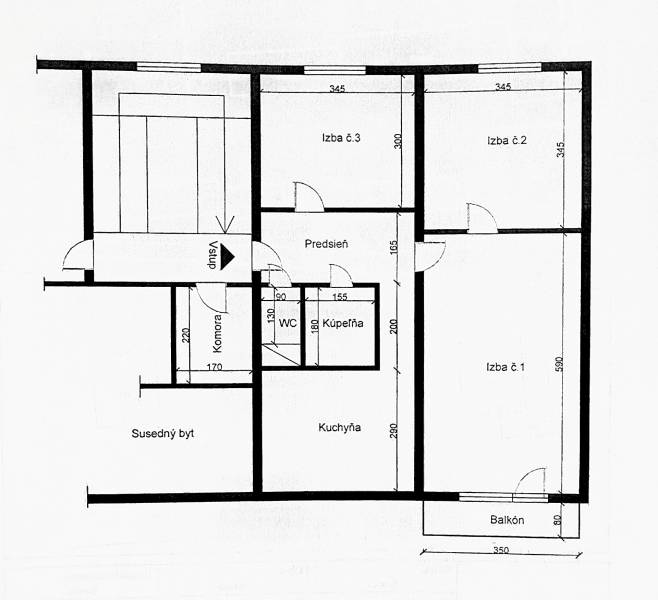 Sale Two bedroom apartment, Two bedroom apartment, Štefánikova, Senica