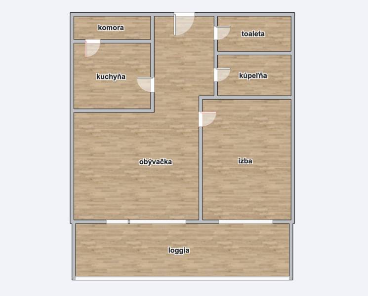 Sale One bedroom apartment, One bedroom apartment, Mierová, Bratislava