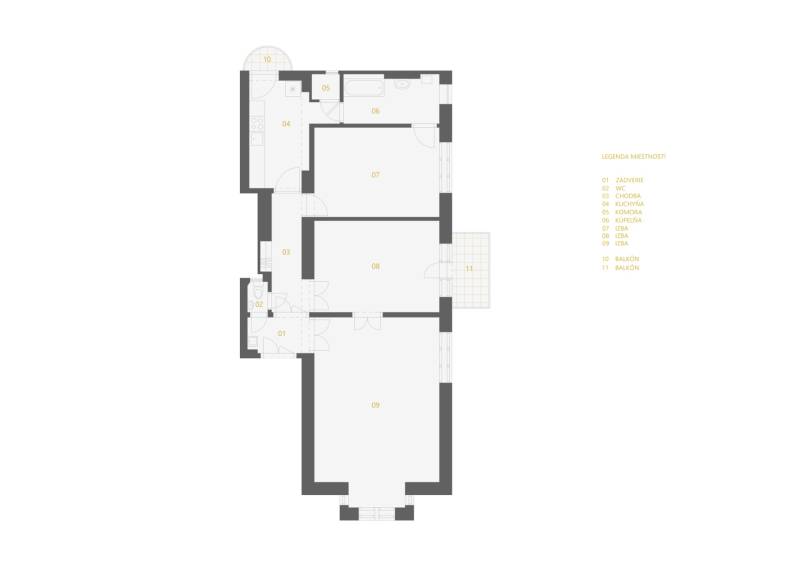 Spacious Historical Apartment in Bratislavas Staré Mesto