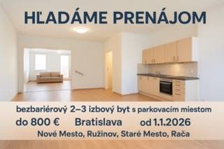 Rent One bedroom apartment, One bedroom apartment, Bratislava - Ružino