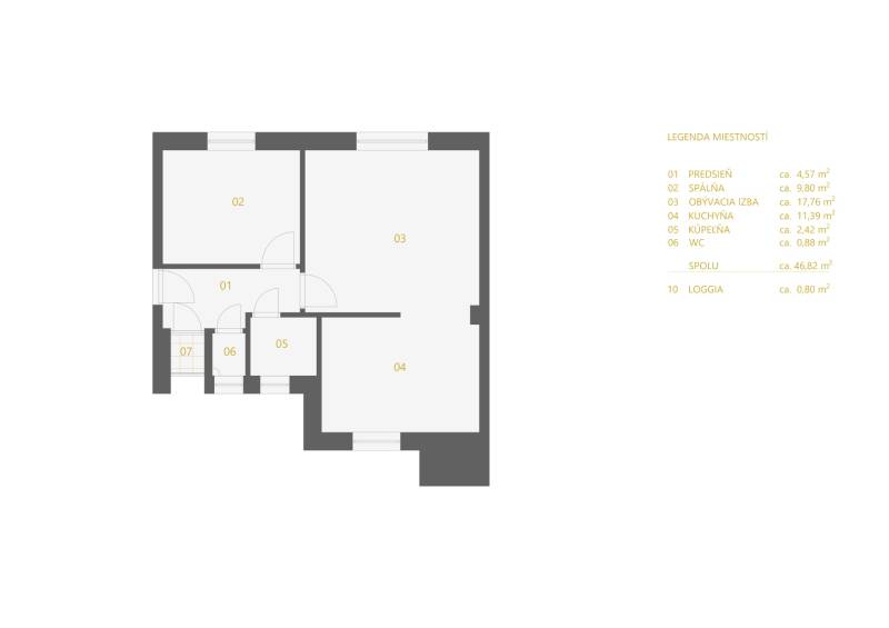 Charming 2-Room Apartment in Prestigious Nová Doba, Bratislava