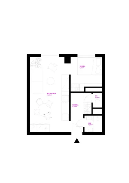 Rent Studio, Studio, Budyšínska, Bratislava - Nové Mesto, Slovakia