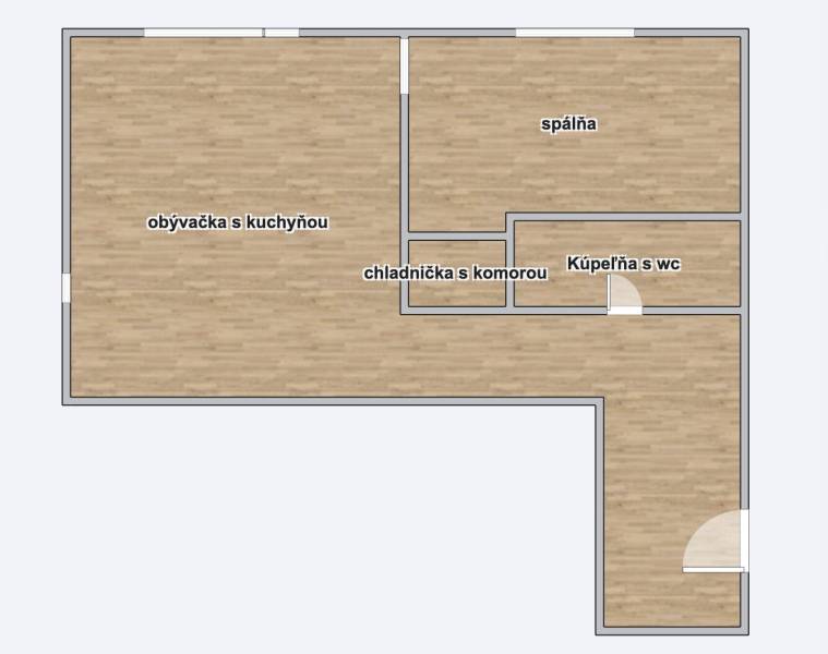 Sale One bedroom apartment, One bedroom apartment, Údernícka, Bratisla