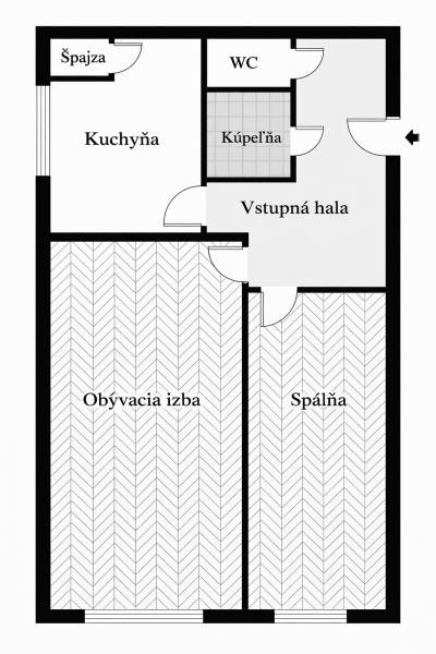 Sale One bedroom apartment, One bedroom apartment, Jančova, Bratislava