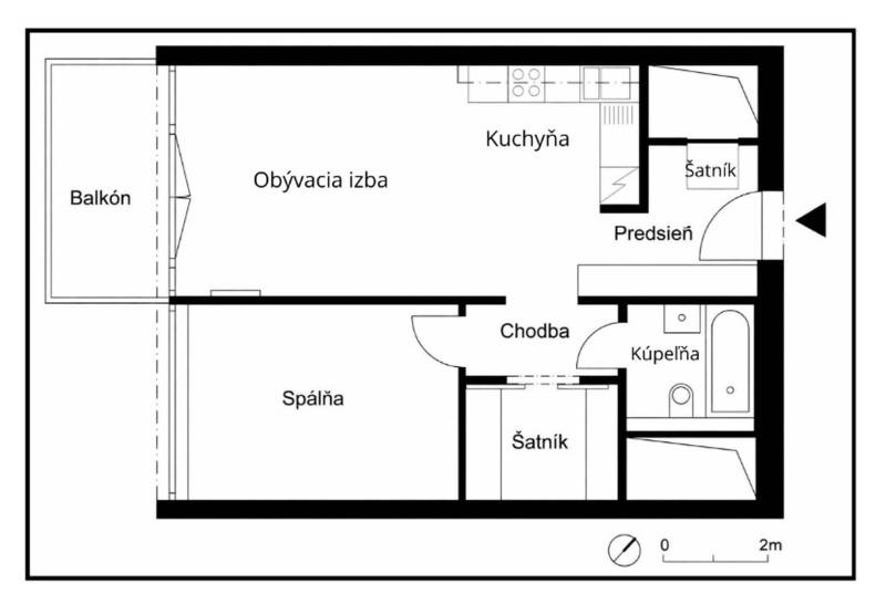Rent One bedroom apartment, One bedroom apartment, Ružová dolina, Brat