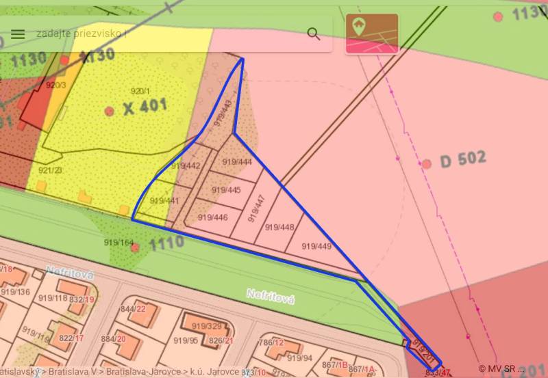 Sale Land plots - commercial, Land plots - commercial, Nefritová, Brat