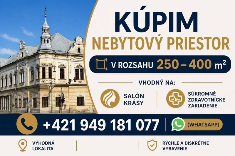 Searching for Commercial premises, Commercial premises, Lučenec, Slova
