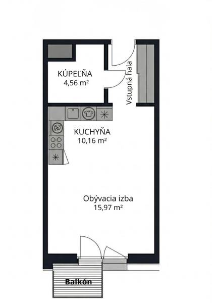 Sale Studio, Studio, Bratislava - Staré Mesto, Slovakia