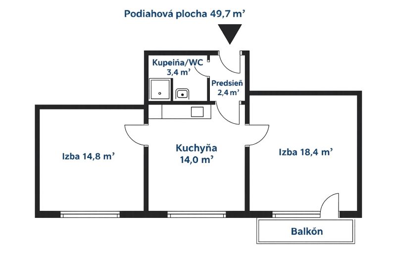 Sale One bedroom apartment, One bedroom apartment, Rezedová, Bratislav