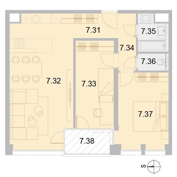 Sale Two bedroom apartment, Two bedroom apartment, Mierová, Bratislava