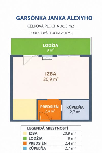 Sale Single studio, Single studio, Janka Alexyho, Bratislava - Dúbravk