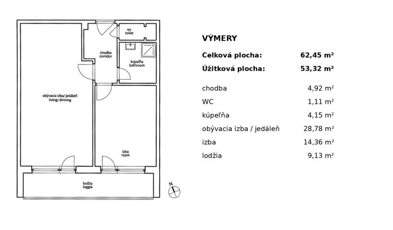 Sale One bedroom apartment, One bedroom apartment, Nobelova, Bratislav