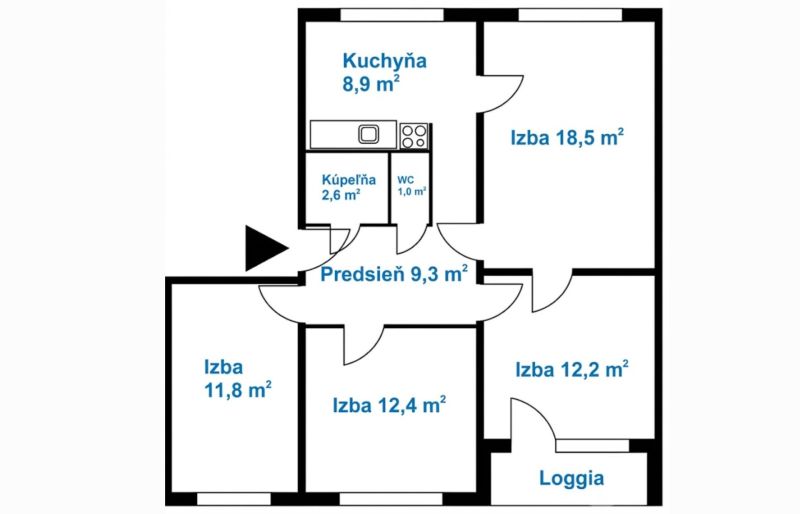 Sale Three bedroom apartment, Three bedroom apartment, Slatinská, Brat