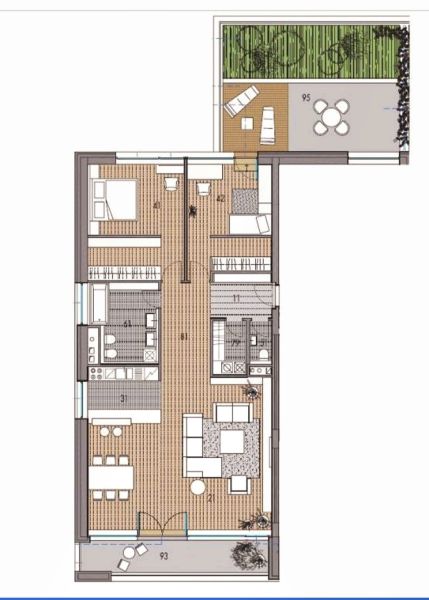 Rent Two bedroom apartment, Two bedroom apartment, Dvořákovo nábrežie,