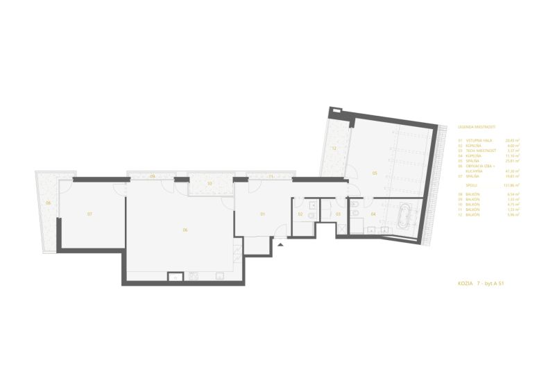 Spacious 3-Room Apartment in Prestigious Staré Mesto, Bratislava