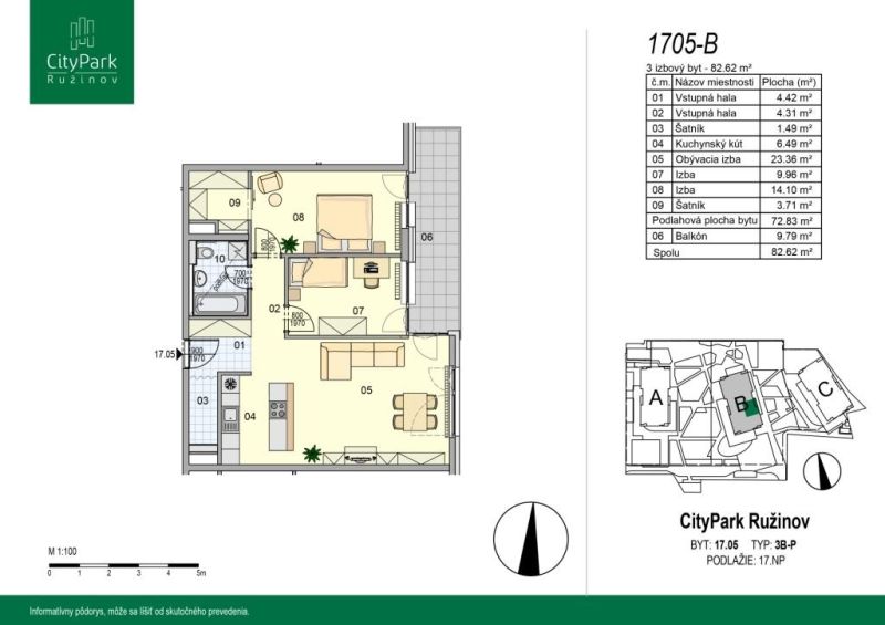 Sale Two bedroom apartment, Two bedroom apartment, Plynárenská, Bratis