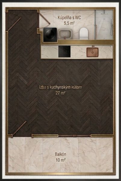Sale Studio, Studio, Tomášikova, Bratislava - Nové Mesto, Slovakia